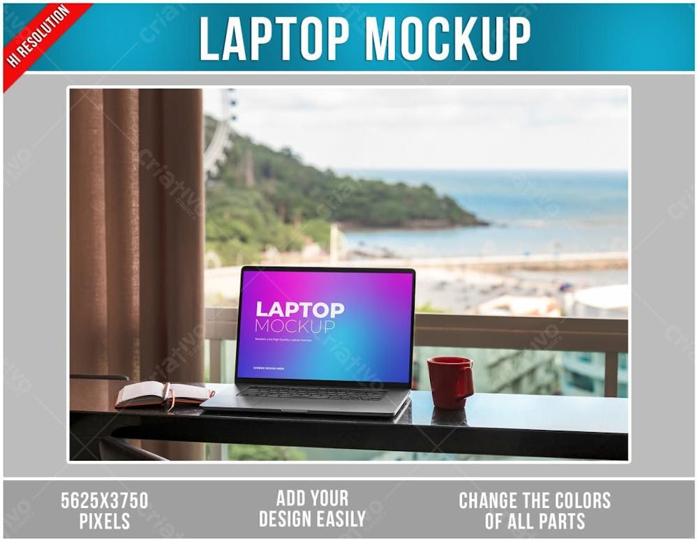 Laptop Mockup PSD