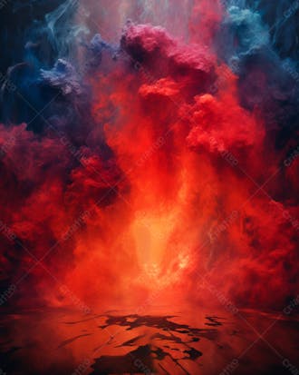 Imagem de fundo, explosão de fumaça colorida e poeira 4