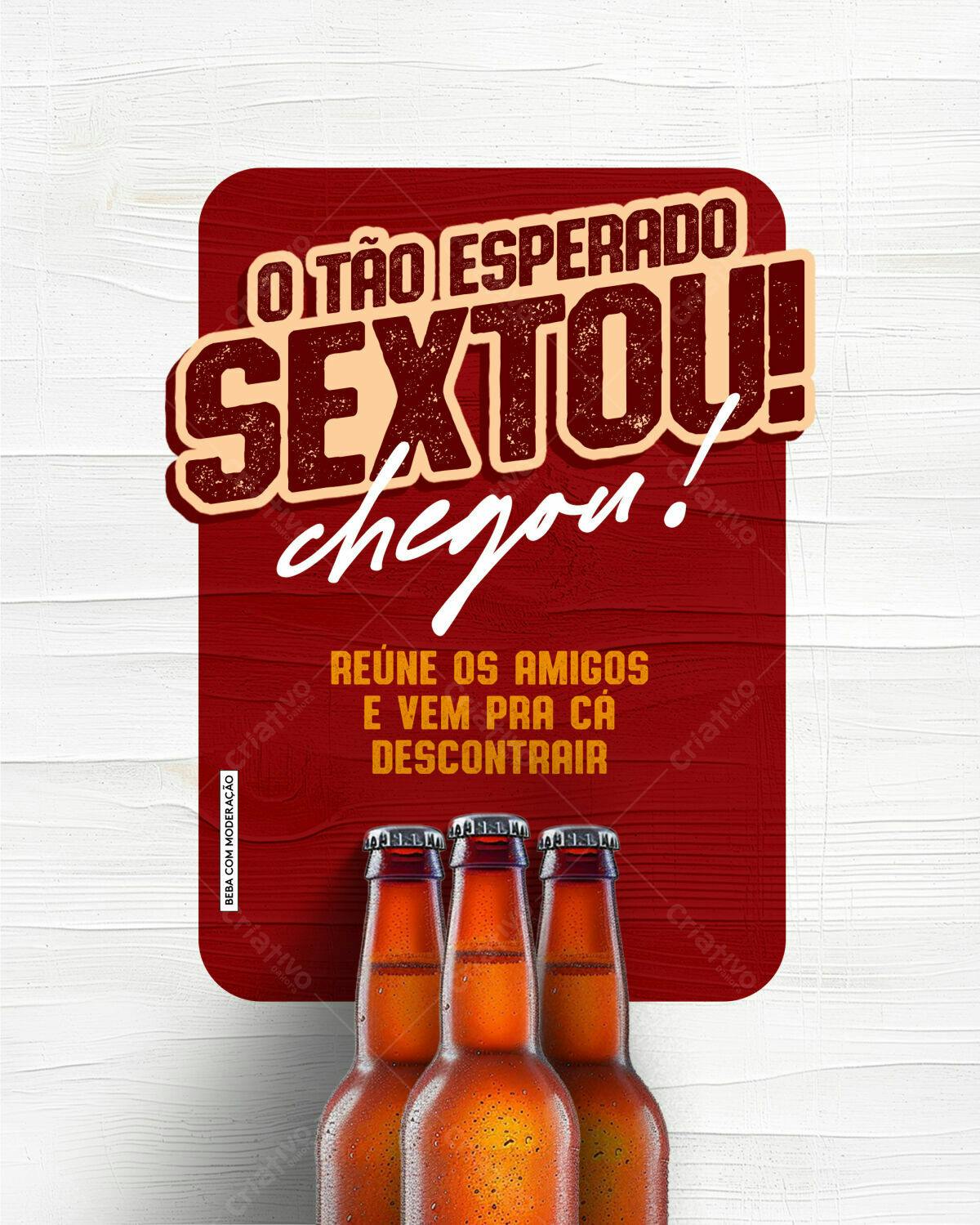 Flyer Sexta-feira PSD Editável