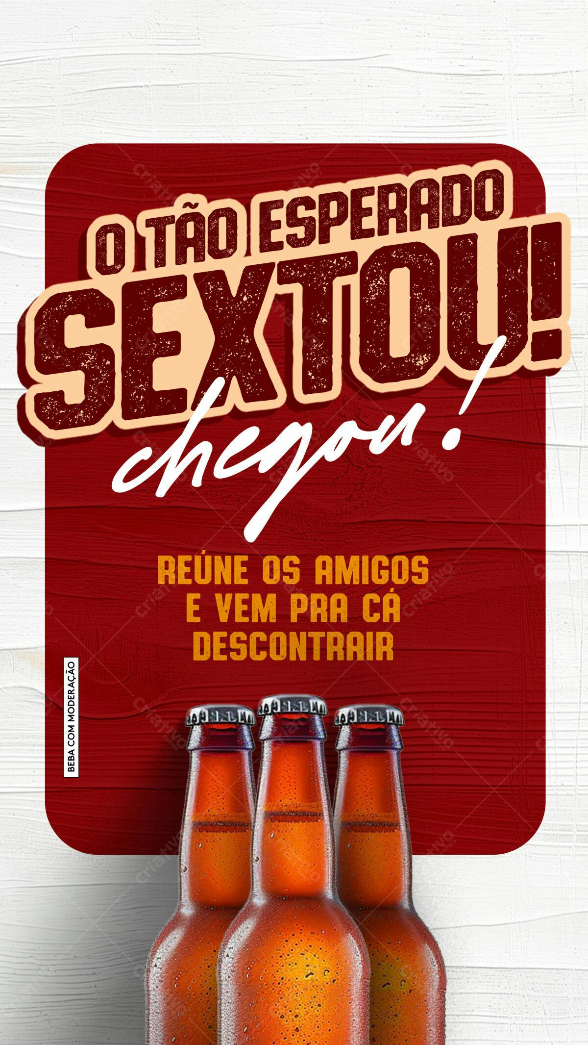 Flyer Sexta-feira PSD Editável