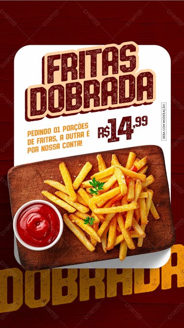 Story bar e petiscaria fritas dobrada