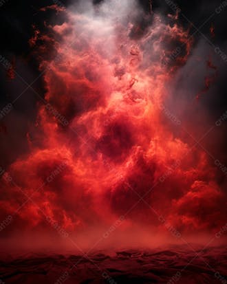 Imagem de fundo de uma explosão de fogo e fumaça 68