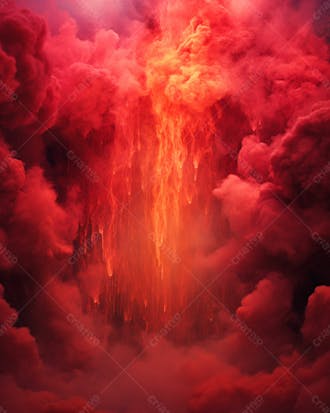 Imagem de fundo de uma explosão de fogo e fumaça 69