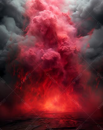 Imagem de fundo de uma explosão de fogo e fumaça 70