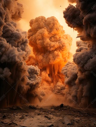 Imagem de fundo de uma explosão de fumaça 6