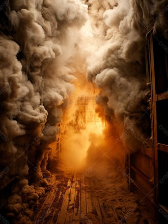 Imagem de fundo de uma explosão de fumaça 8