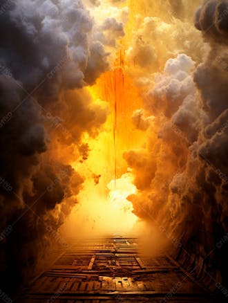 Imagem de fundo de uma explosão de fumaça 9