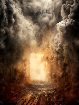 Imagem de fundo de uma explosão de fumaça 10