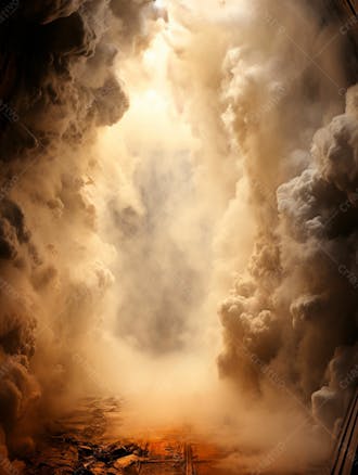 Imagem de fundo de uma explosão de fumaça 14