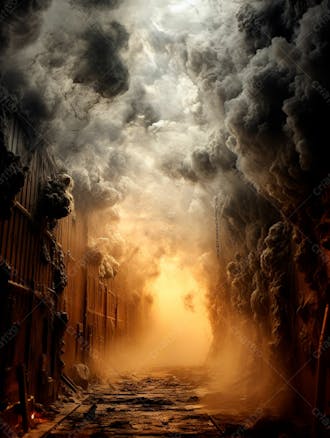 Imagem de fundo de uma explosão de fumaça 63