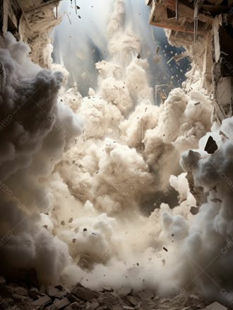 Imagem de fundo de uma explosão de fumaça 76