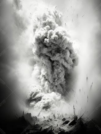 Imagem de fundo de uma explosão de fumaça 77