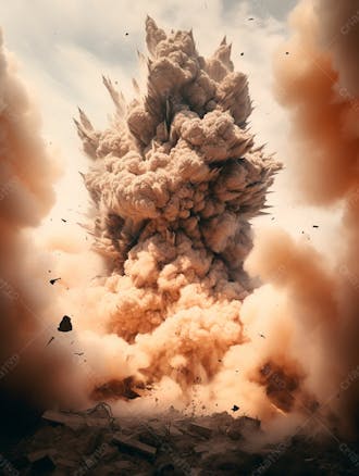 Imagem de fundo de uma explosão de fumaça 79