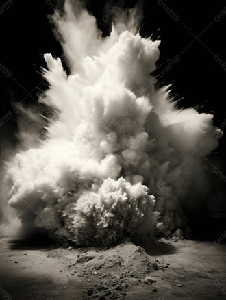 Imagem de fundo de uma explosão de fumaça 80