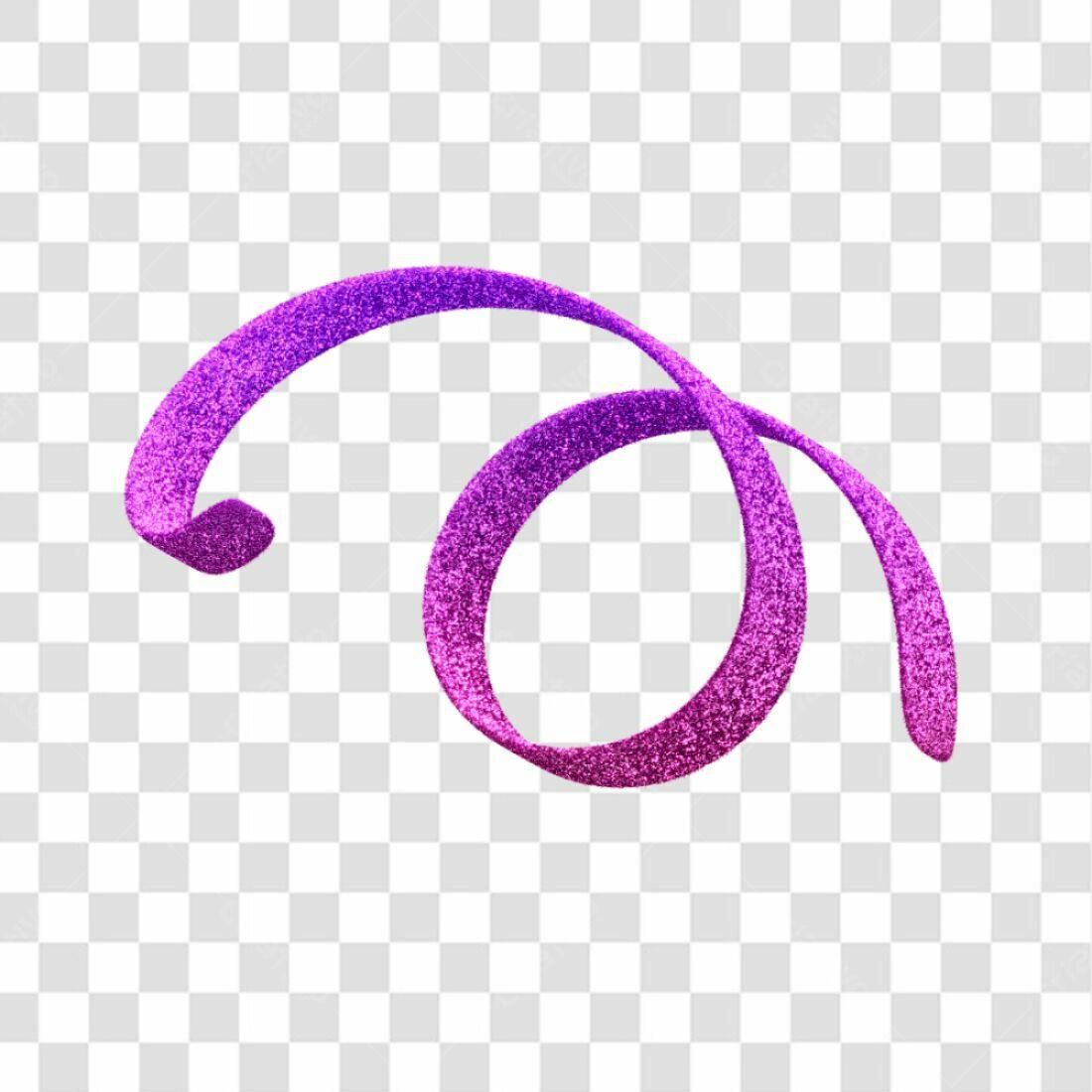 Decoração Fita Roxa PNG com fundo transparente