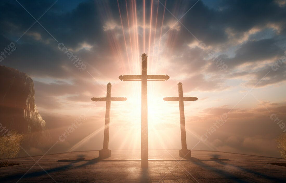 Três Cruzes ao Amanhecer
