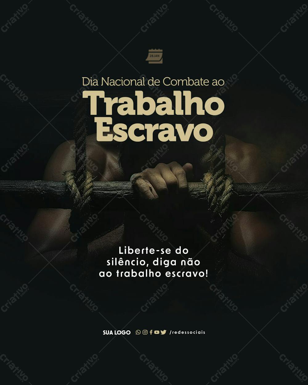 Social Media   Dia Nacional De Combate Ao Trabalho Escravo   Liberte Se Do Silêncio