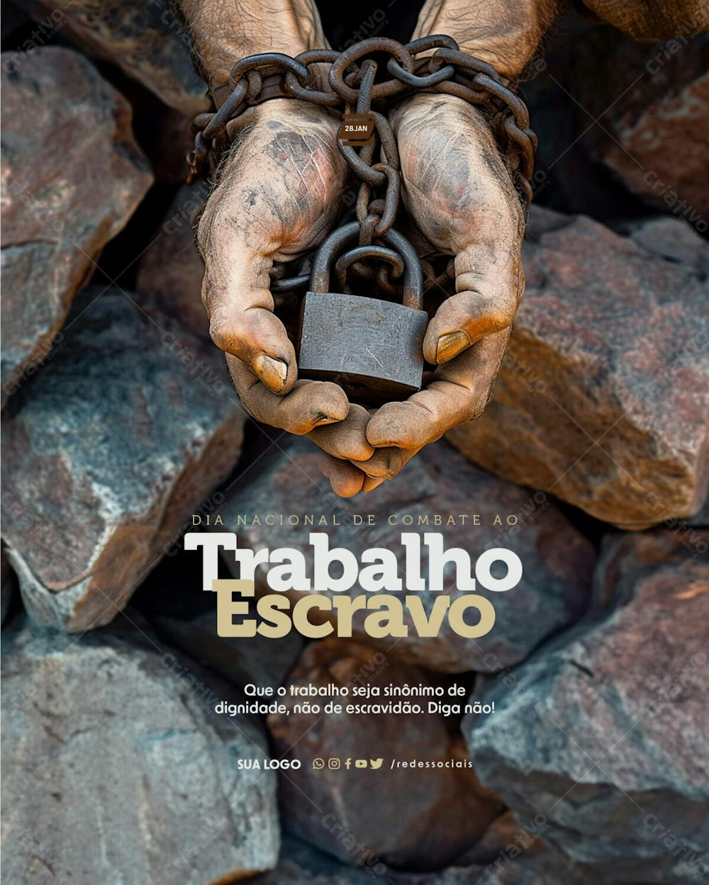 Social Media   Dia Nacional De Combate Ao Trabalho Escravo   Trabalho É Sinônimo De Dignidade