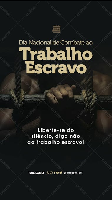 Story dia nacional de combate ao trabalho escravo liberte se do silêncio