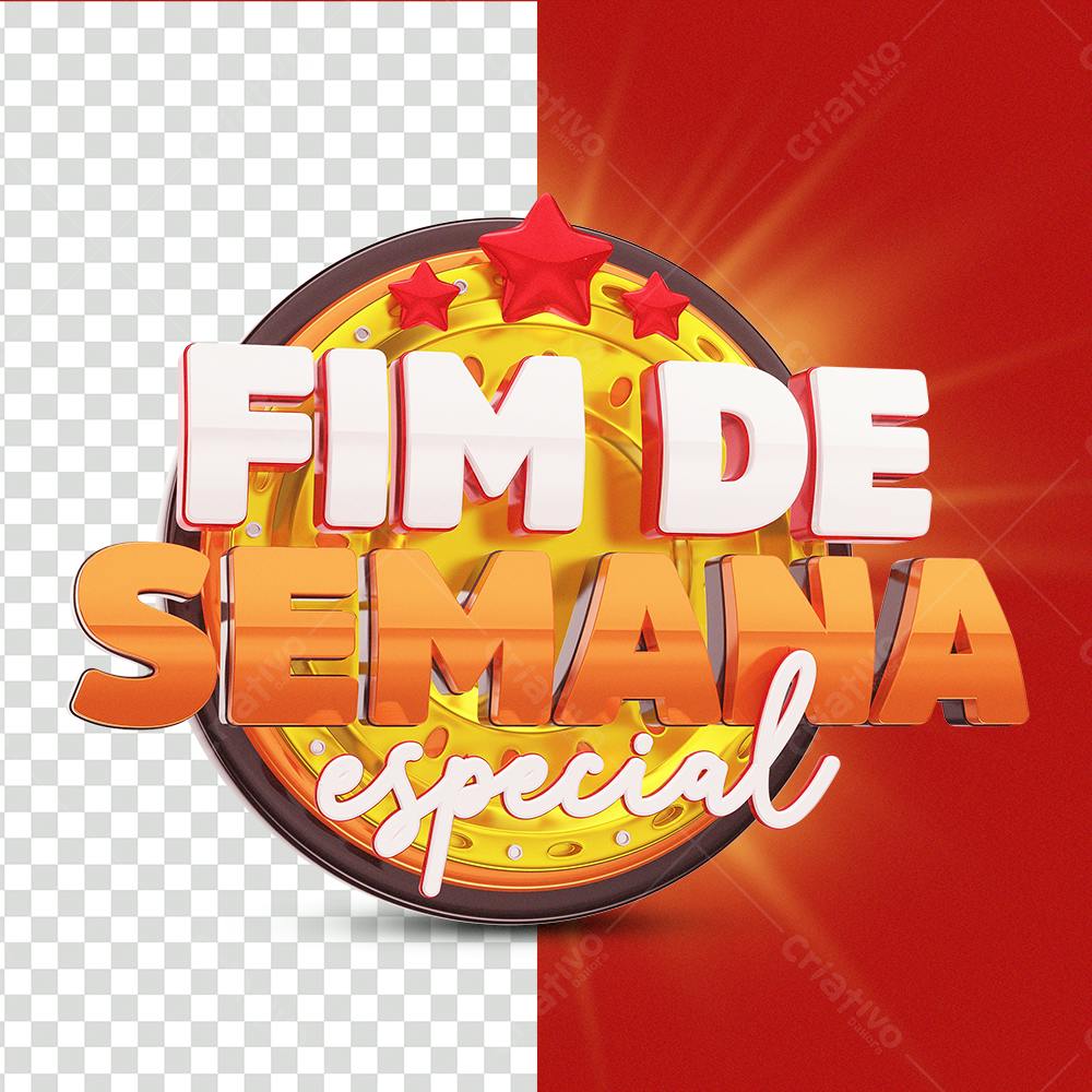 Banner Fim de Semana Especial PSD Editável