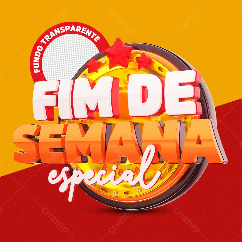 Flyer Fim de Semana Especial PSD Editável
