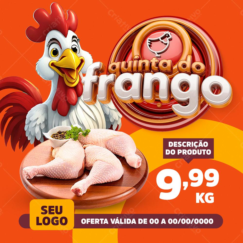 Flyer Quinta do Frango PSD Editável