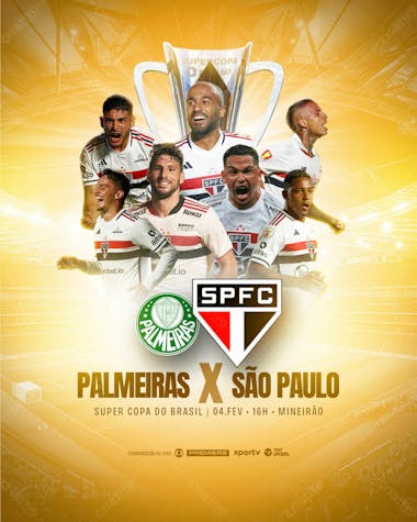 Social media super copa do brasil são paulo