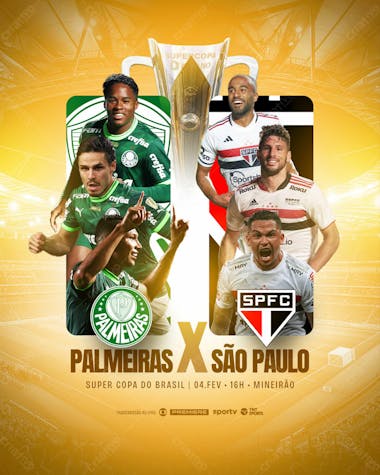 Social media super copa do brasil palmeiras x são paulo