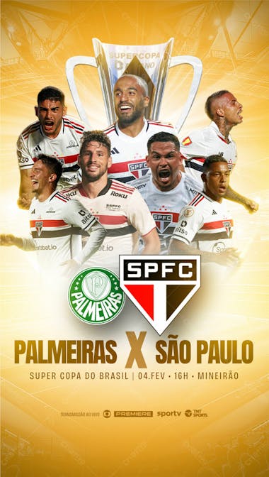 Story super copa do brasil são paulo