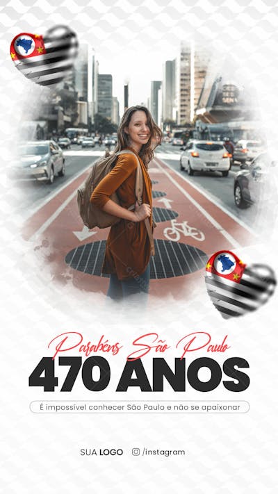 Aniversário São Paulo - Parabéns São Paulo
