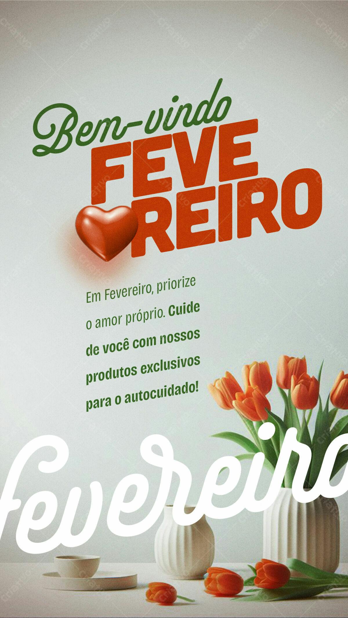 Flyer para o Mês do Amor Próprio PSD Editável