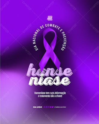 Social media dia nacional de combate e prevenção da hanseníase tratamento é a chave