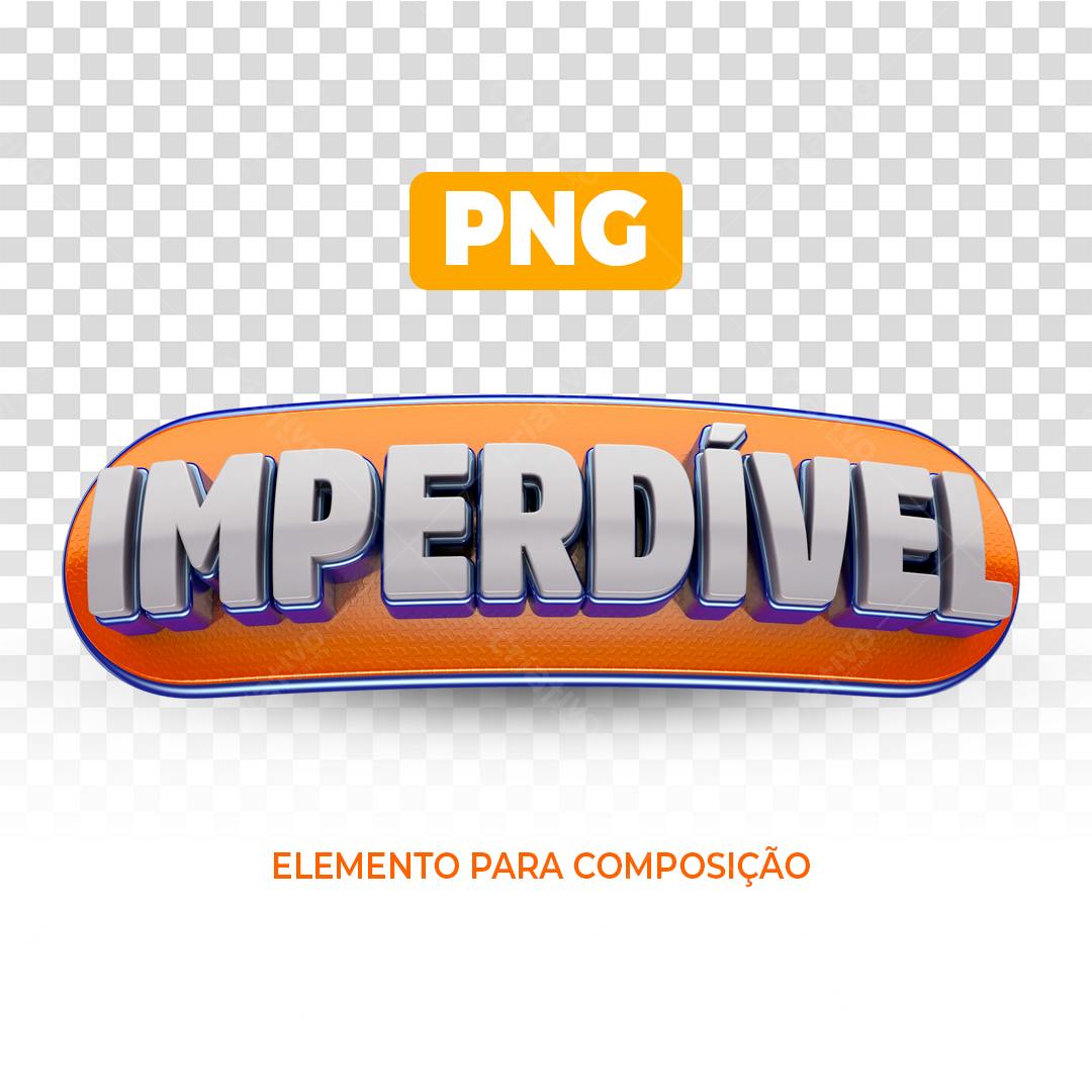 Elemento gráfico Imperdível PNG com fundo transparente