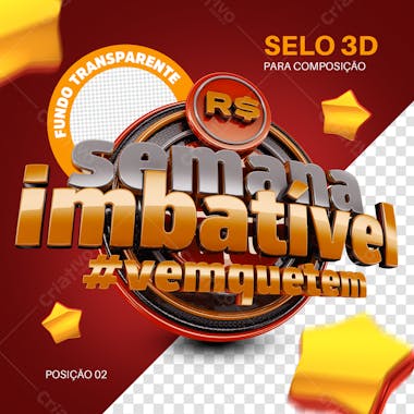 Selo semana imbativel 02