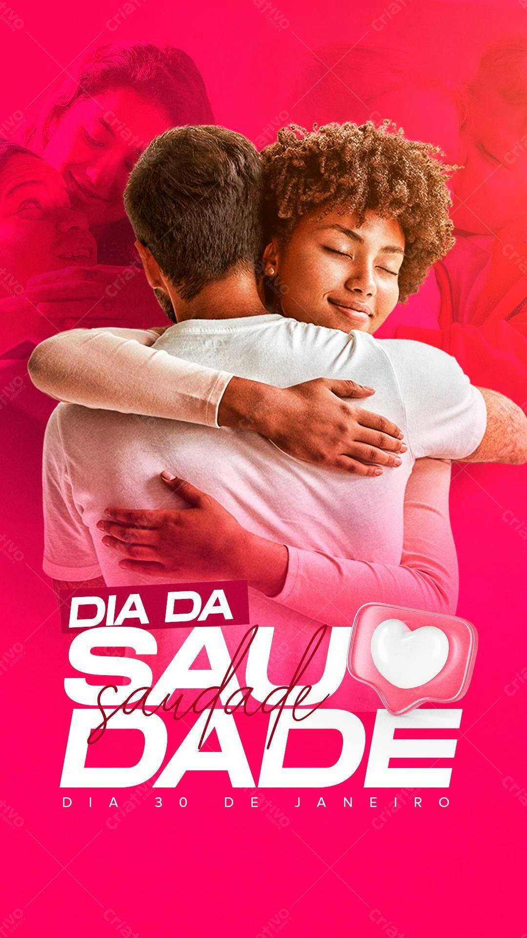 Flyer para o Dia da Saudade PSD Editável