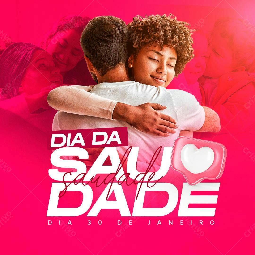 Flyer Dia da Saudade PSD Editável