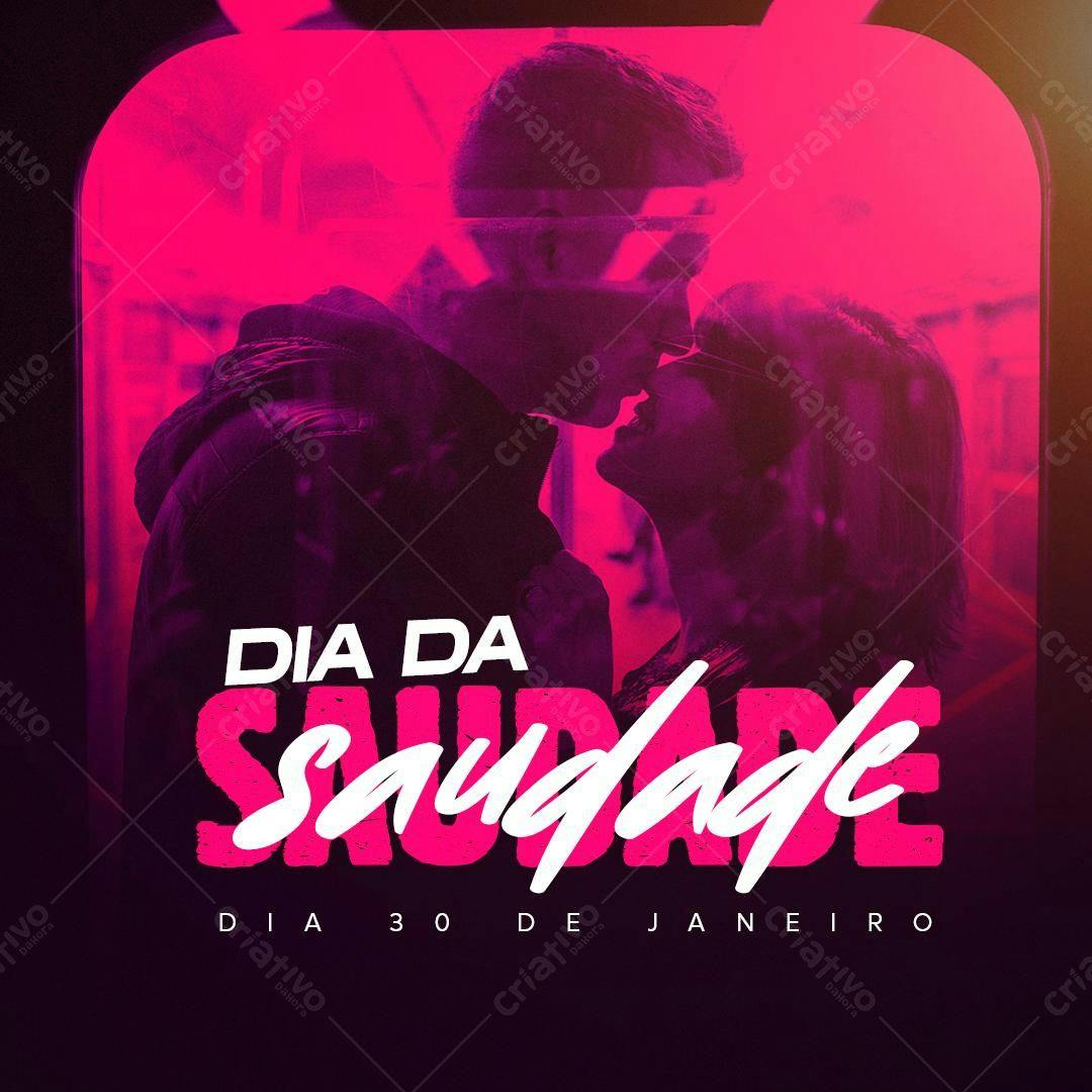 Flyer Dia da Saudade PSD Editável