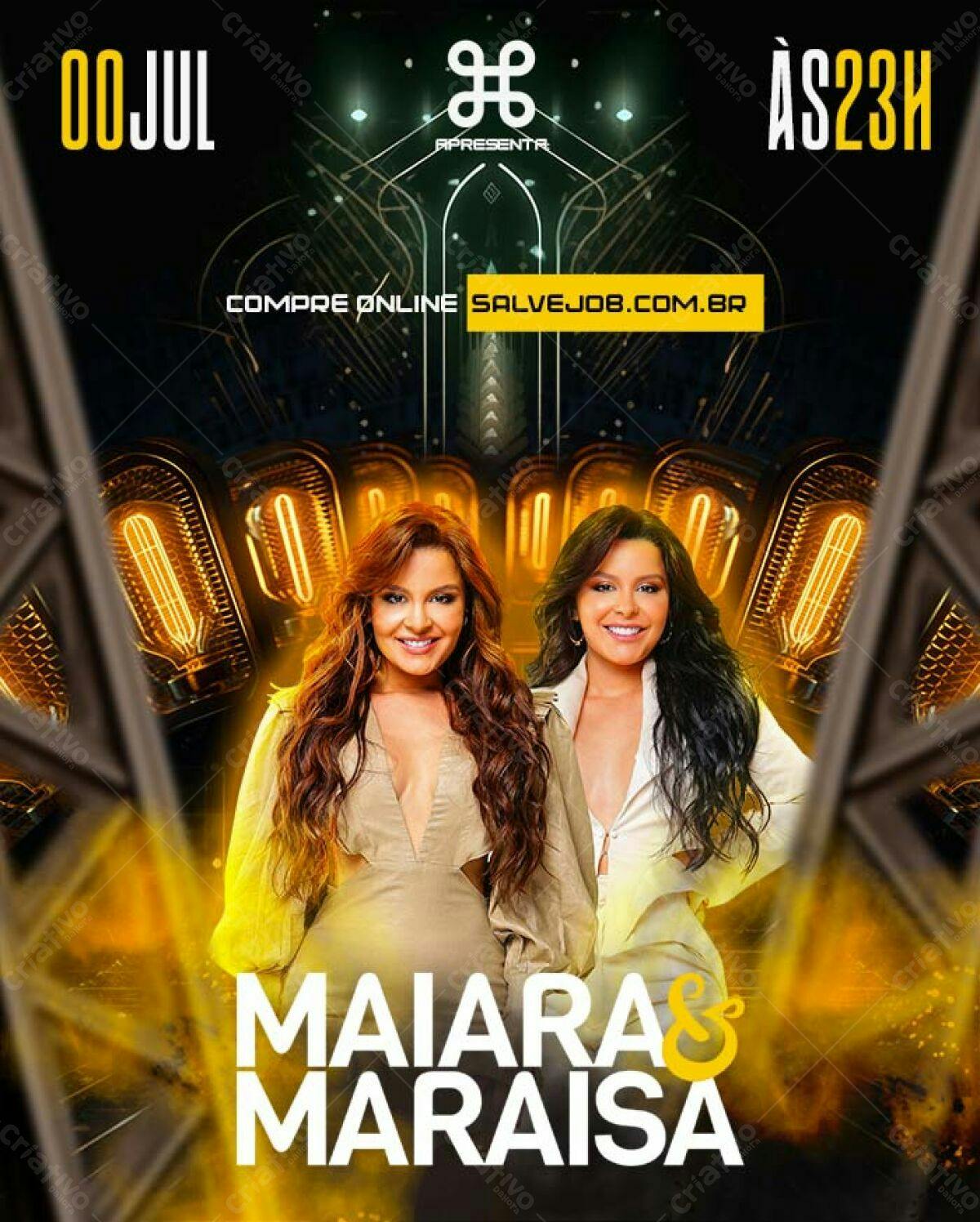 Flyer Show Maiara & Maraisa PSD Editável