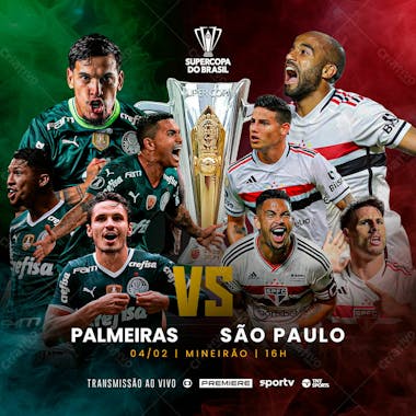 Supercopa | são paulo vs palmeiras | futebol | p