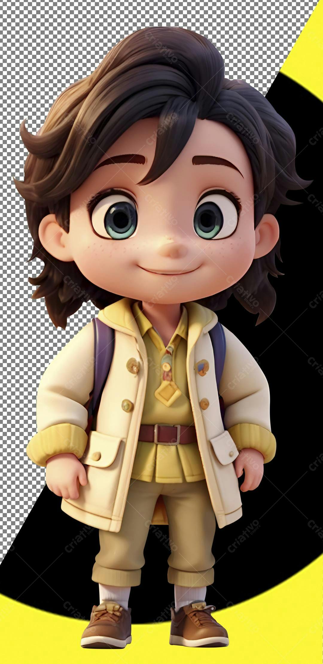 Icone Menino explorador PNG com fundo transparente