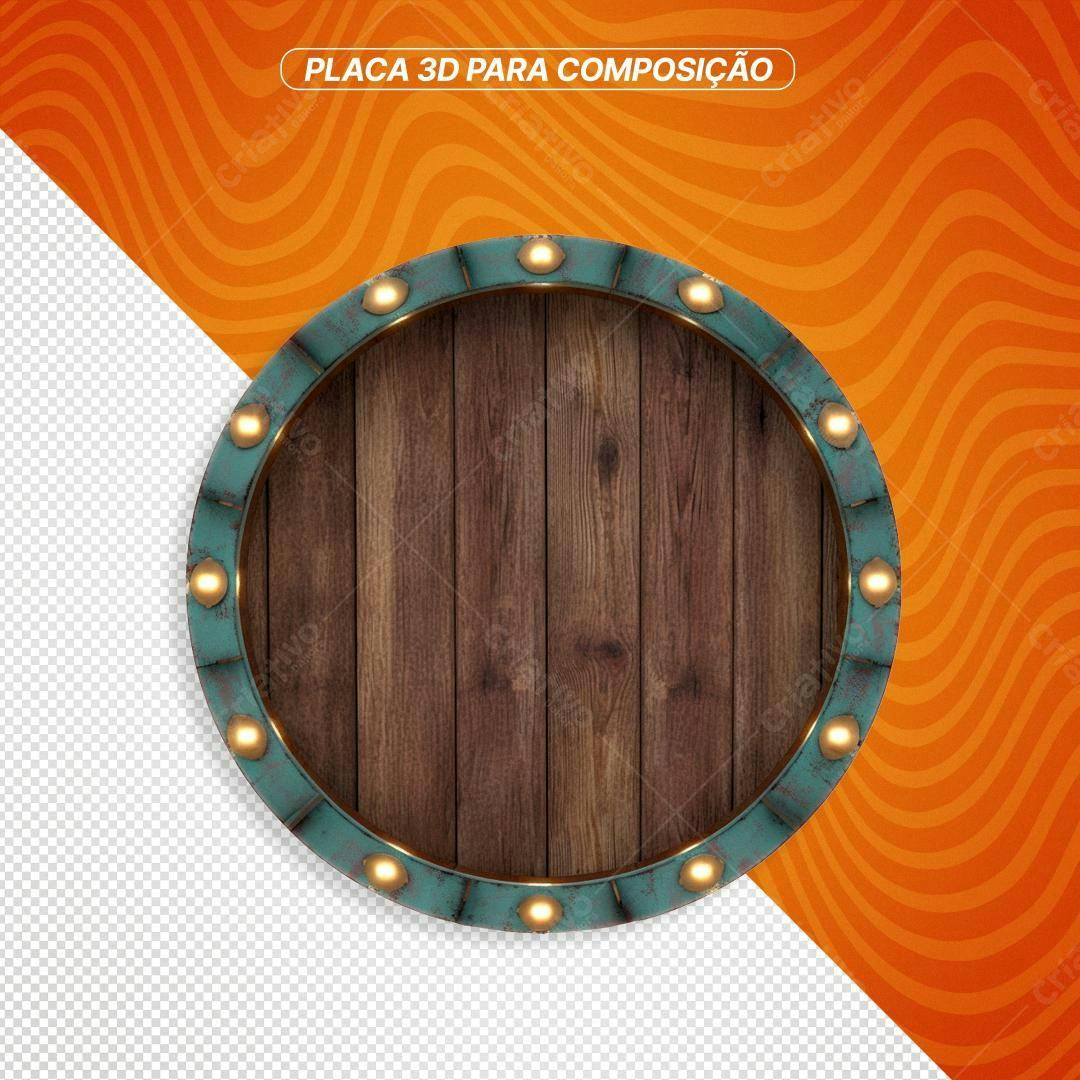 Moldura PNG com fundo transparente para composição