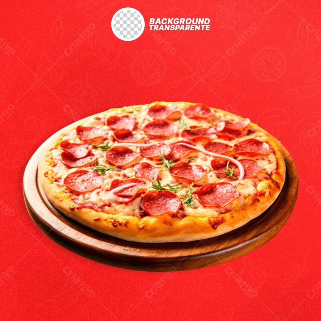 Imagem Pizza Pepperoni PNG com fundo transparente