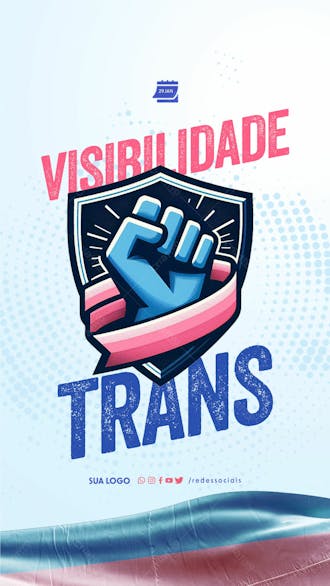 Story dia da visibilidade trans luta