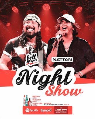 Night show nattan e bell marques feed