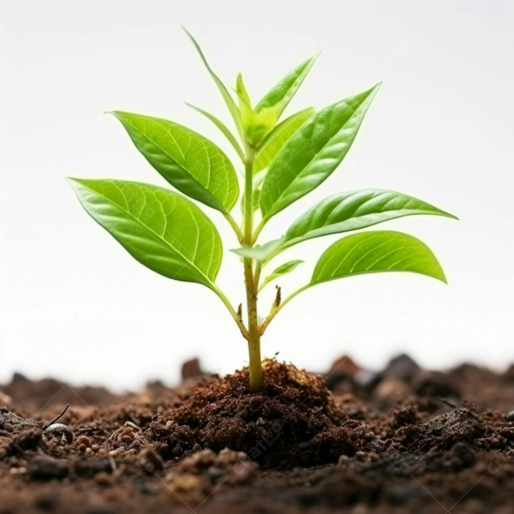 Broto De Planta Natureza Imagem Feita Por  Ia 