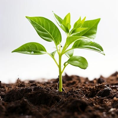 Broto De Planta Natureza Imagem Feita Por  Ia 