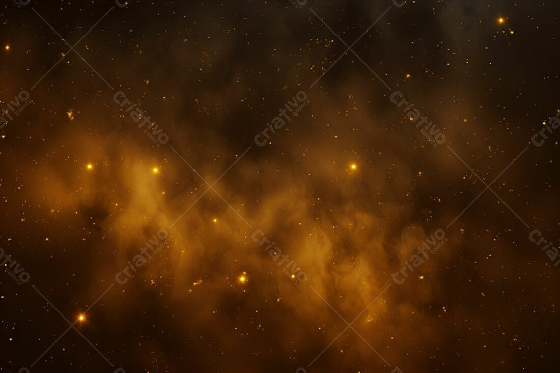 Textura Nebulosa Dourada para Fundo