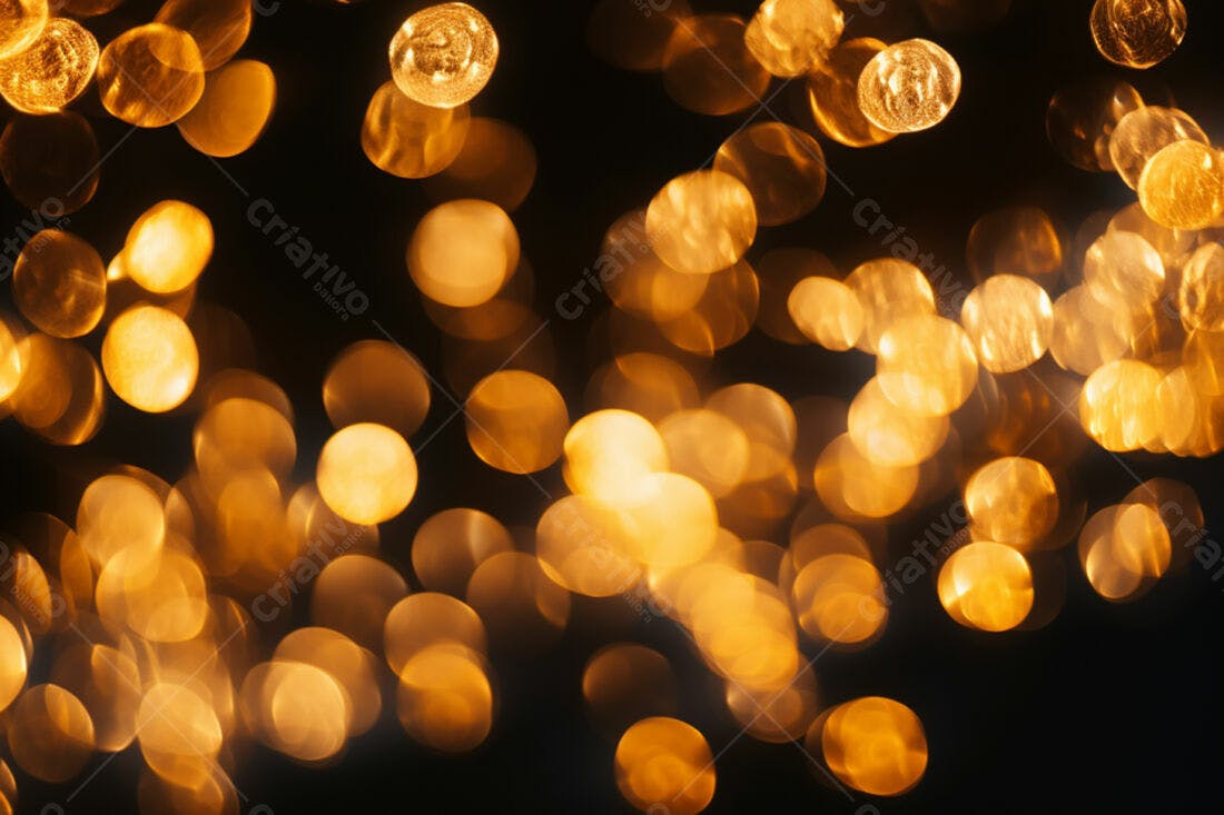 Textura Luzes Douradas para Fundo