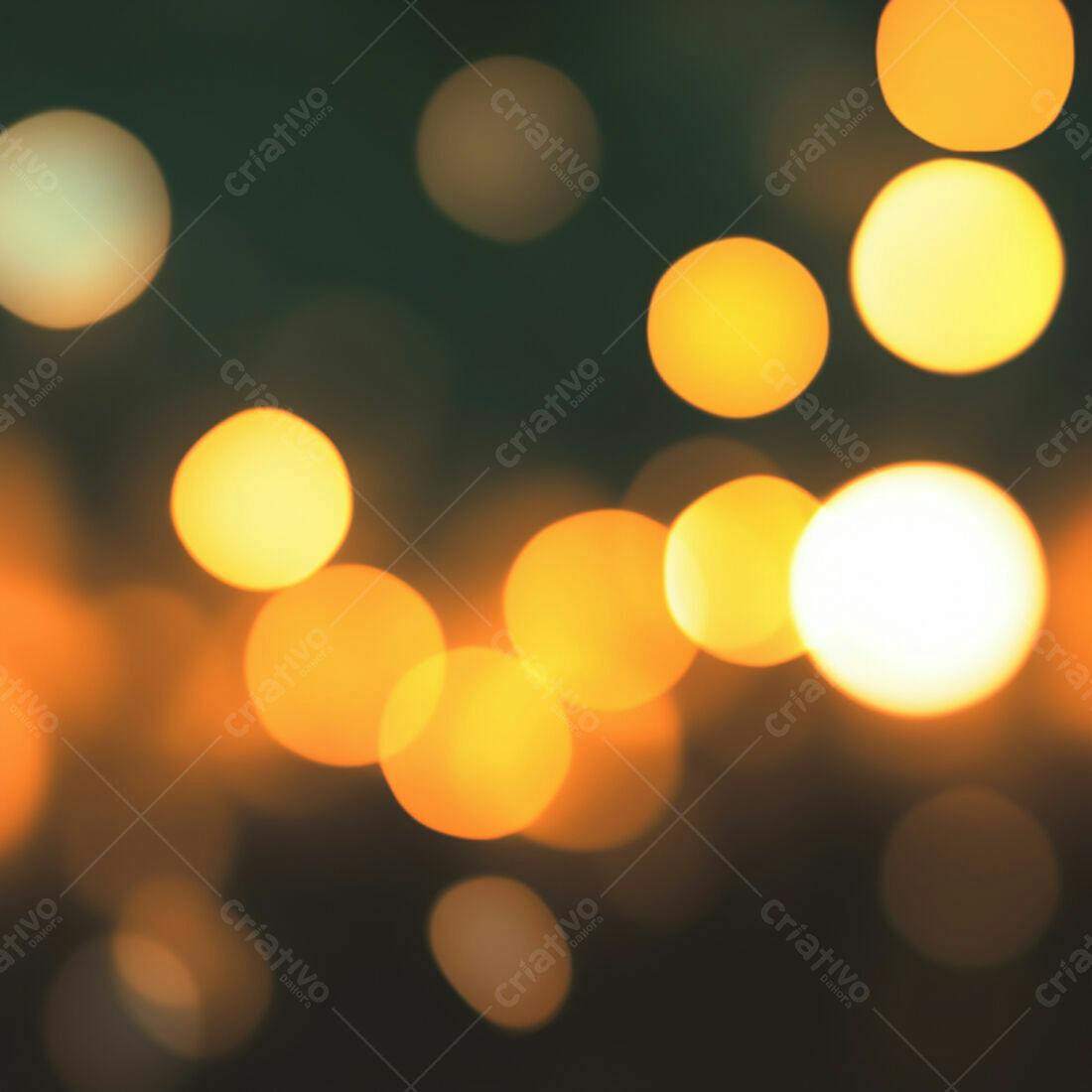 Textura Luzes Bokeh Douradas para Fundo