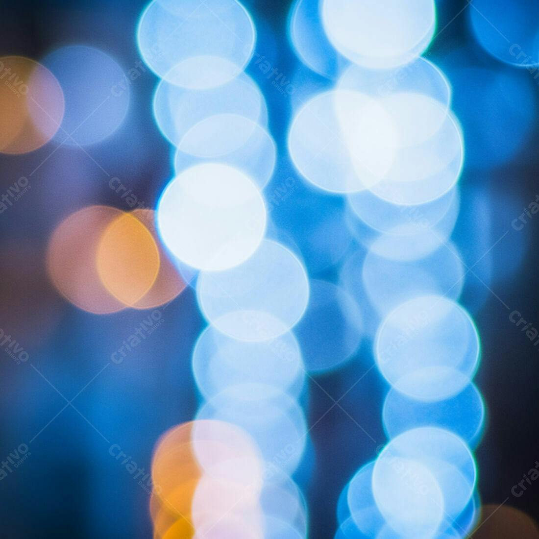 Textura Luzes Bokeh Azul para Fundo